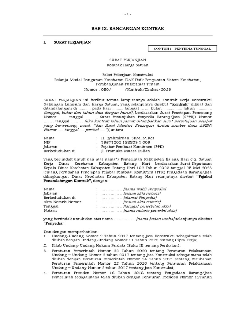 V 19 mdp tender pk dok tender pascakualifikasi satu file sistem harga