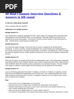 How To Answer 50 Most Common Interview Questions