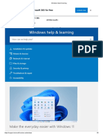 Windows Help & Learning