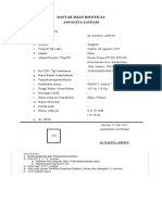 Daftar Isian Identitas Satpam