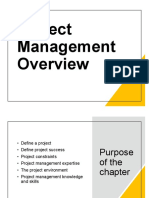 Chapter 2 Project Management Overview