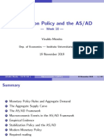 Chapter 13. Stabilization Policy and The AS - AD