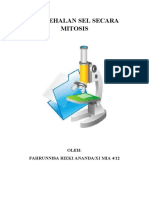 Pembehalan Sel Secara Mitosis