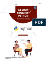 60 Most Toughest Python Interview Questions and Answers