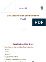 Data Classification and Prediction : Lecture-11