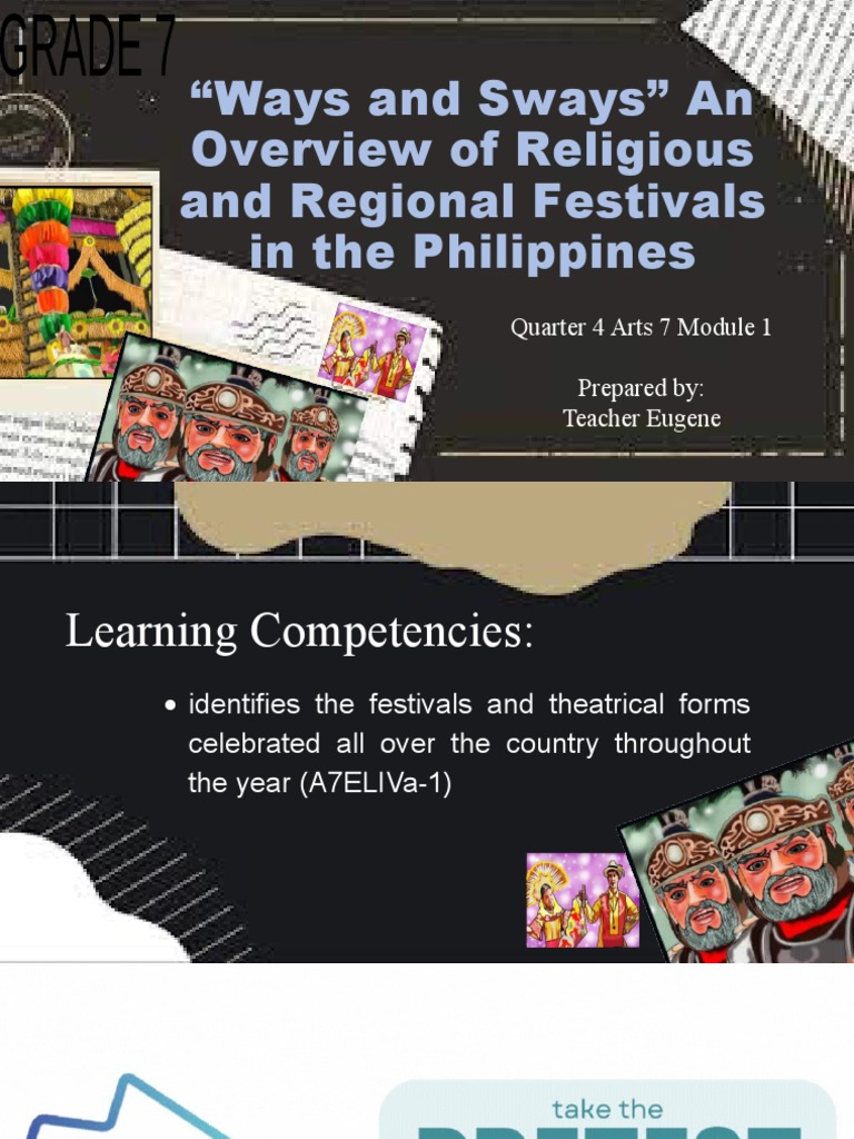 Q4 PPT - Arts7 - Module 1 (Overview of The Religious Festivals in The ...