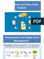 Supply Chain and Value Chain Analysis