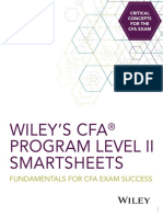 DA4675 CFA Level II SmartSheet 2020