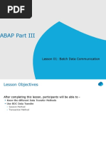 ClassBook-Lessons-ABAP Part III Lesson1 - BDC