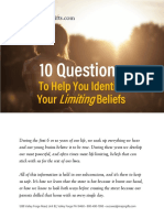 10 Questions To Help You Identify Your Limiting Beliefs