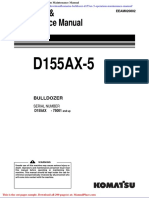 Komatsu Bulldozer D155ax 5 Operation Maintenance Manual