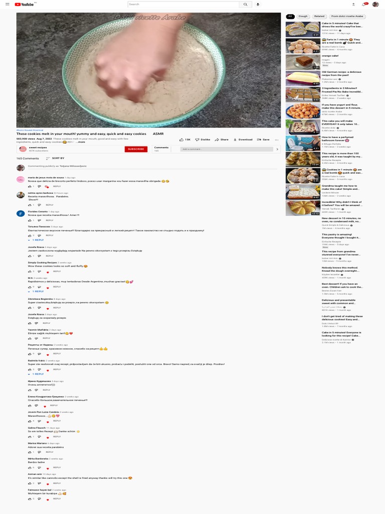 These cookies melt in your mouth yummy and easy quick and easy