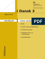 PD3 Maj-Juni 2018 Mundtlig Kommunikation. Censor - Og Eksaminiatorhæfte