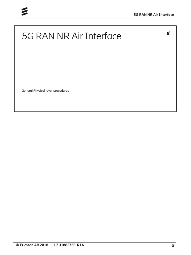 5G RAN NR Air Interface | PDF | Orthogonal Frequency Division ...