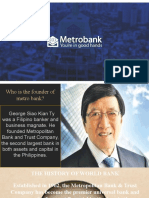 Metro Bank Powerpoint