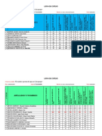 Lista de Cotejo - Discurso - 1° Y2°