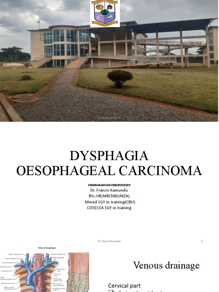 Dysphagia in Oesophageal Carcinoma | PDF | Esophagus | Radiation Therapy