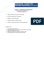 Institutional Assessment Instrument Interview