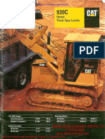 Cat 939 Technical Specifications