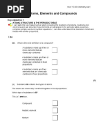 Year 7 C-D Chemistry Term 1