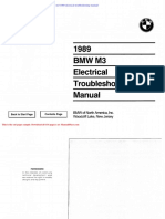 BMW m3 1989 Electrical Troubleshooting Manual
