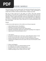 James Reason's Swiss Cheese Model Explained | PDF | Risk