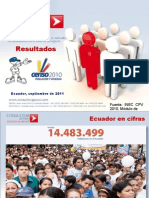 Resultados Censo Ecuador 2010 VERSIÓN FINAL