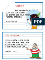 Ficha de Leitura Pequenos Textos - 2 Por Folha