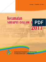 Kecamatan Sirapit Dalam Angka 2017
