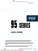 Komatsu 95 Series Diesel Engine Shop Manual