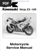 Kawasaki Ninja ZX-12R Service Manual | PDF | Bearing (Mechanical