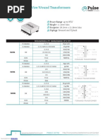 High Frequency Wire Wound Transformers