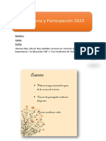 Ciudadanía y Participación 2º Educación Vial