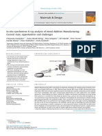 In-Situ Synchrotron X-Ray Analysis of Metal Additive Manufacturing Current State Opportunities and Challenges