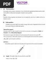 Vector (IITian Notes - Kota)