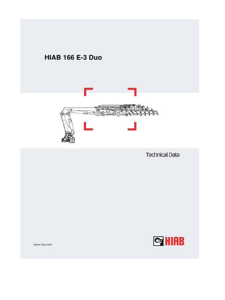 Hiab 166 E-3 Duo | Download Free PDF | Crane (Machine) | Power Supply
