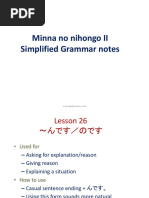 Minna No Nihongo N5 Vocabulary List Pdf