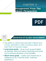 Islamic Management Perspective