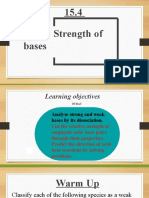 Topic: Strength of Bases 15.4