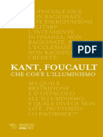 Immanuel Kant - Michel Foucault - Che Cos2019e L2019illuminismo - 2012 - Mimesis - 1