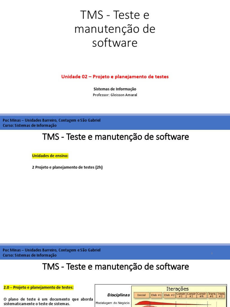 GigaSlide - Teste de Software (Prova 2) | PDF | Testes de software ...