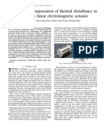 小论文 - Model-Based Compensation of Thermal Disturbance in a Precision Linear Electromagnetic Actuator