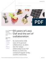 20 Years of Lazy Oaf and The Art of Collaboration
