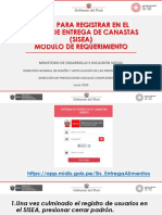 Pasos Requerimiento en Sisea Ppt Vf