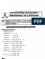Admission of A Partner Solutions