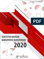 20 Statistik Daerah Kabupaten Manokwari 2020