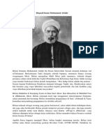 Biografi Imam Muhammad Abduh w1905M