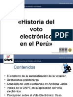 Historia Del Voto Electrónico