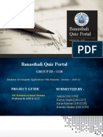 Banasthali Quiz Portal