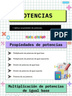 PROPIEDADES de POTENCIAS